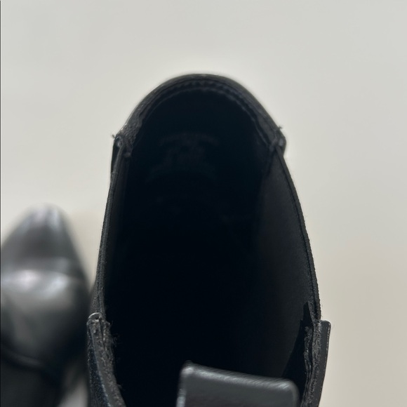 Zara Sleek Black Heeled Boots - Picture 6 of 6